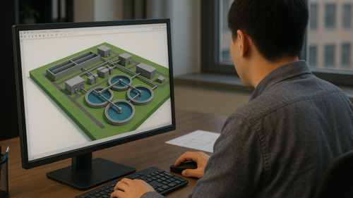Design & construction of WWTP